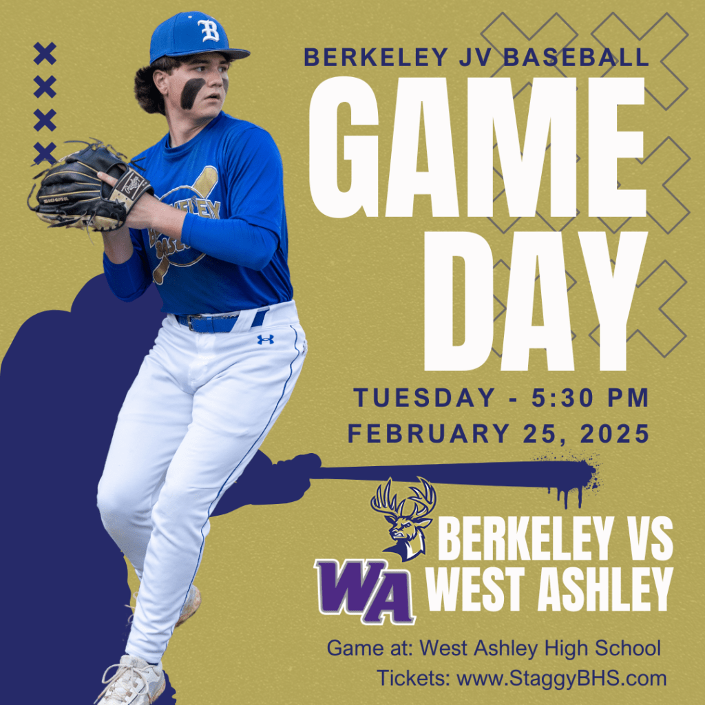 Berkeley JV Baseball Faces West Ashley in Rescheduled&nbsp;Scrimmage