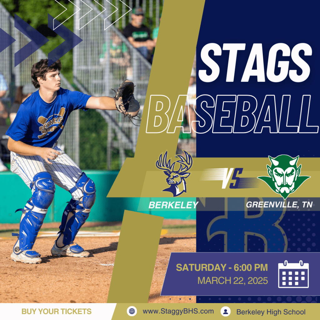 March 22: Berkeley Baseball Hosts Greenville High (TN)in Exciting&nbsp;Match
