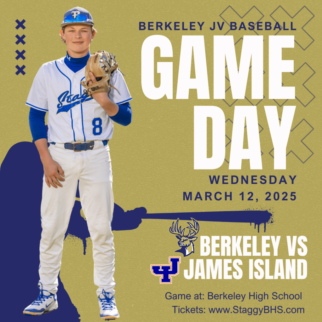 Exciting Baseball Match: Berkeley JV Hosts James&nbsp;Island