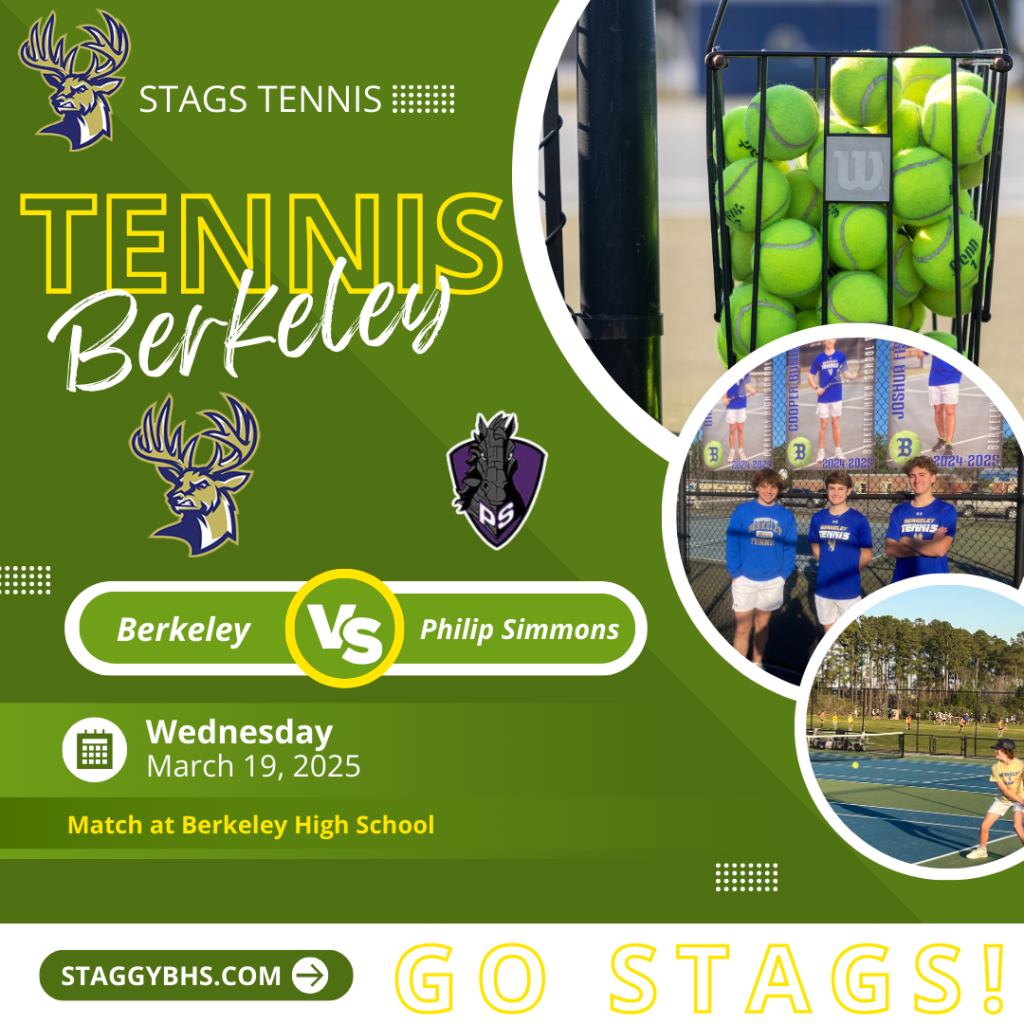 UPDATE MATCH POSTPONED: Berkeley Boys Tennis Home&nbsp;Match!