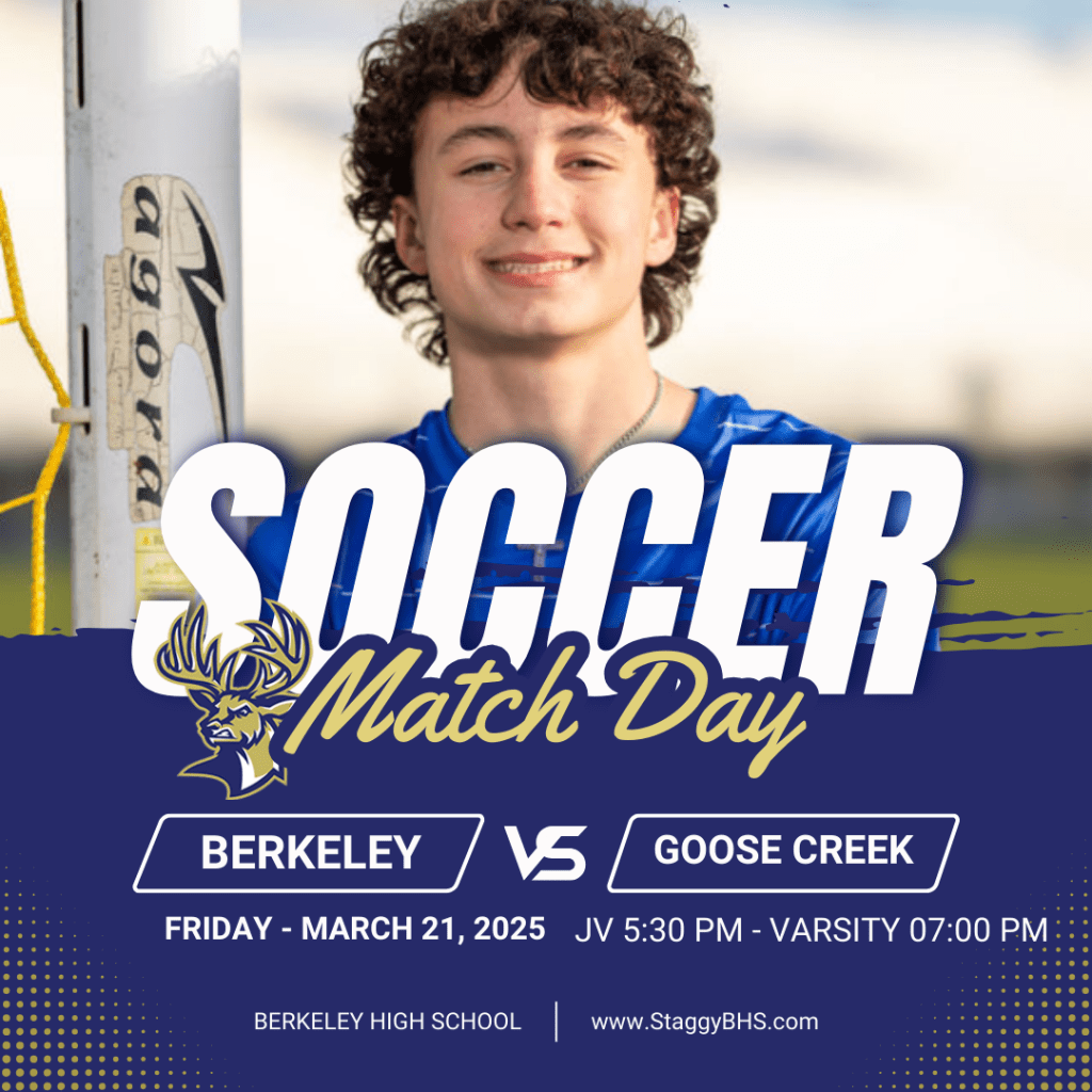 Berkeley Boys Soccer vs Goose Creek: Join the Home&nbsp;Match!