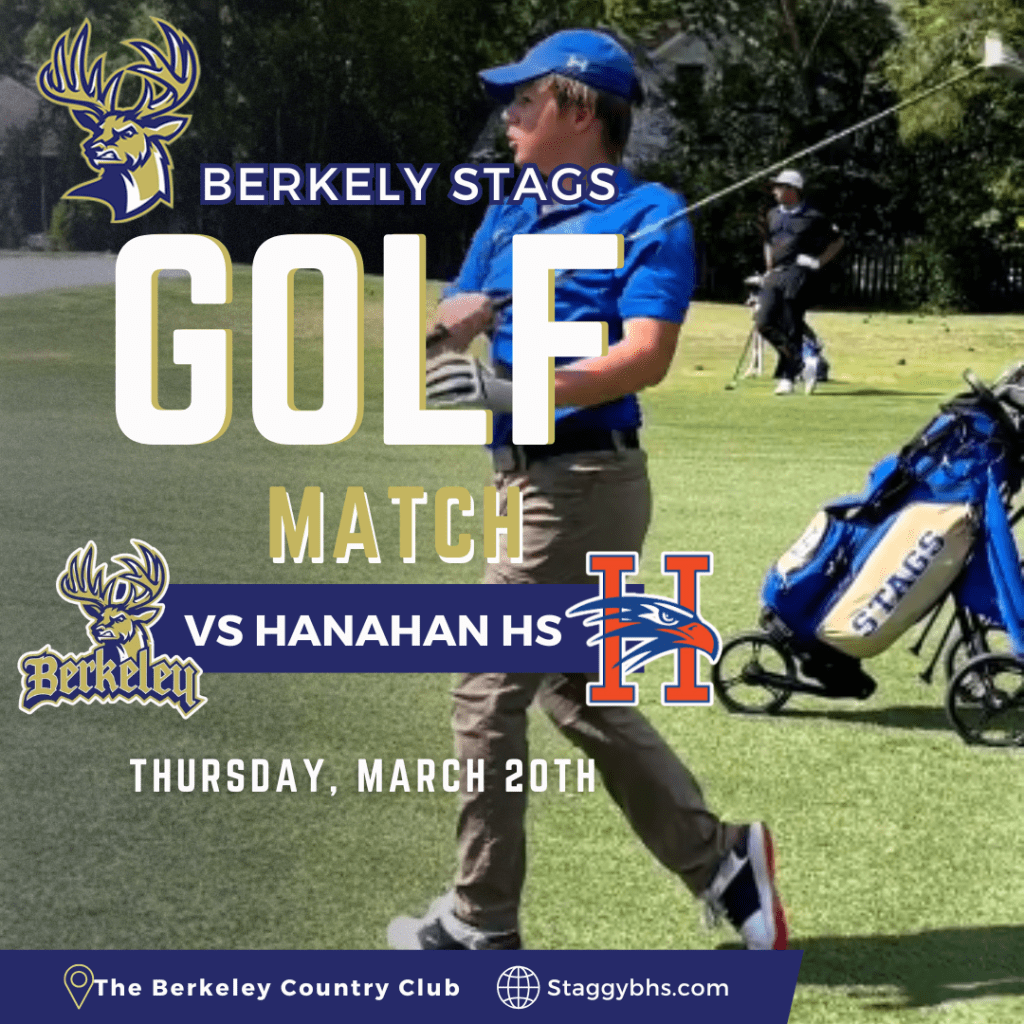 Join Us for the Berkeley Boys Golf Match vs.&nbsp;Hanahan!