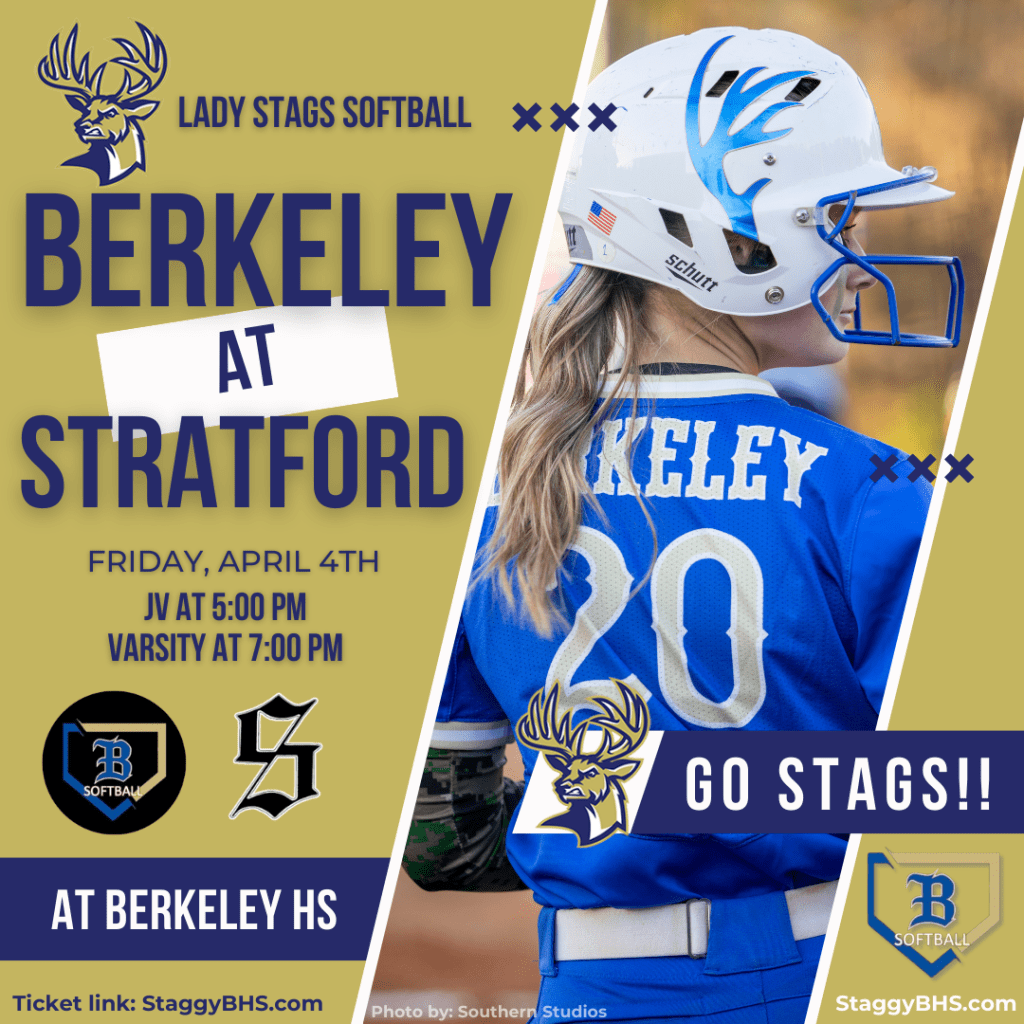 Join the Friday Night Softball Showdown vs Stratford at Berkeley&nbsp;High!
