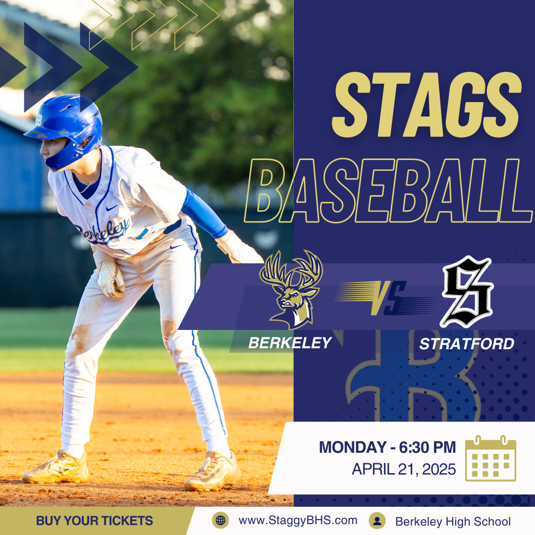 Special Fan Night: Cheer for Berkeley Stags vs Stratford on April 21st ...