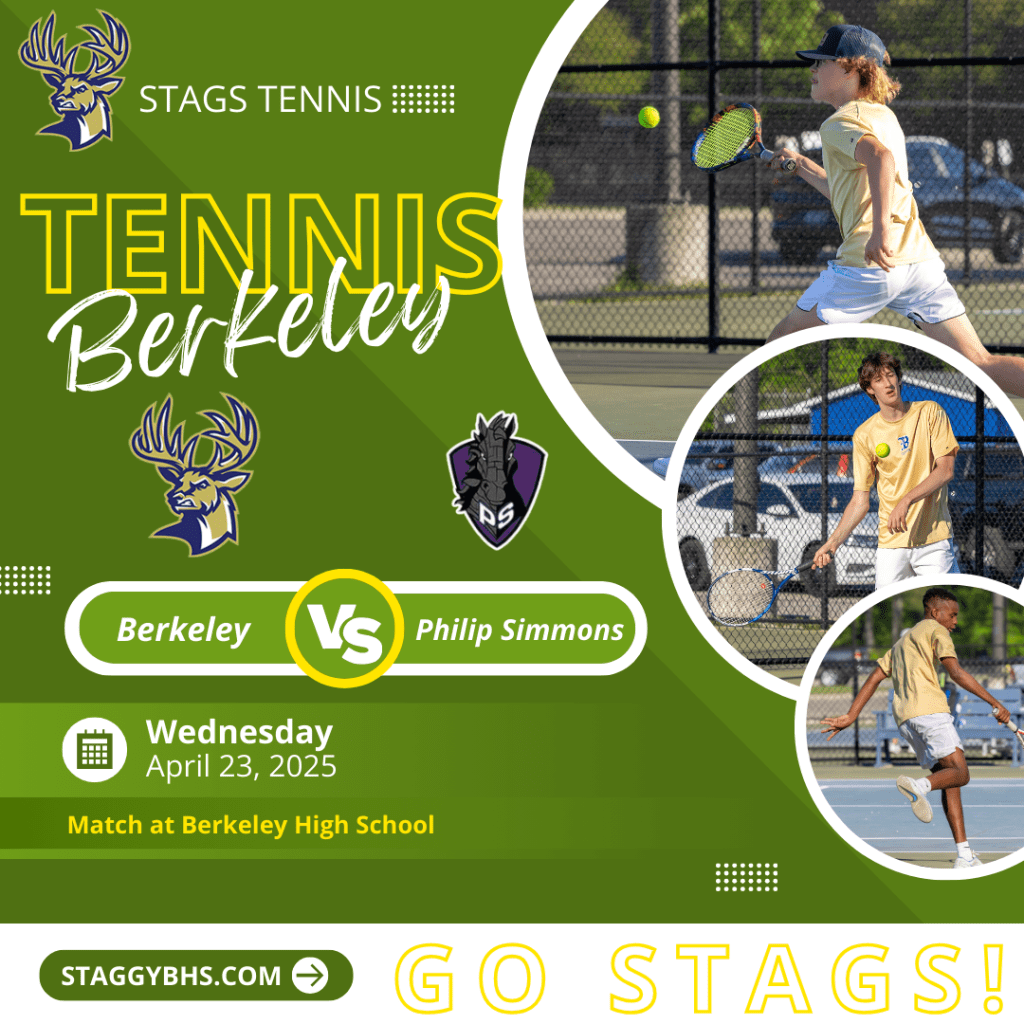 Cheer for Berkeley Boys Tennis vs. Philip Simmons – Join&nbsp;Us!