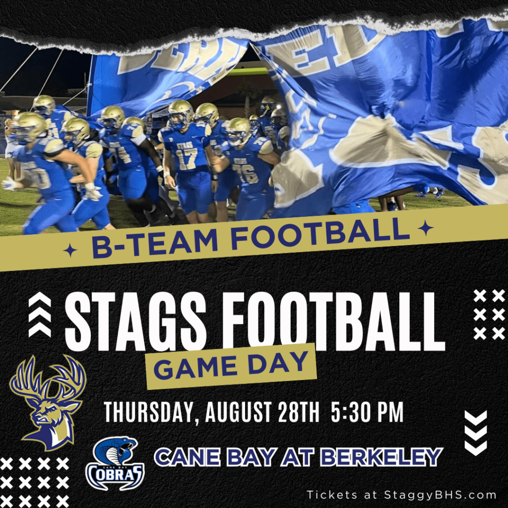 Support Berkeley Stags B-Team Football on August&nbsp;28th