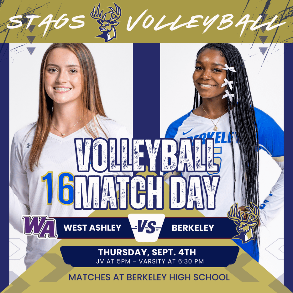 Lady Stags Volleyball: Game vs West Ashley on Sept&nbsp;4