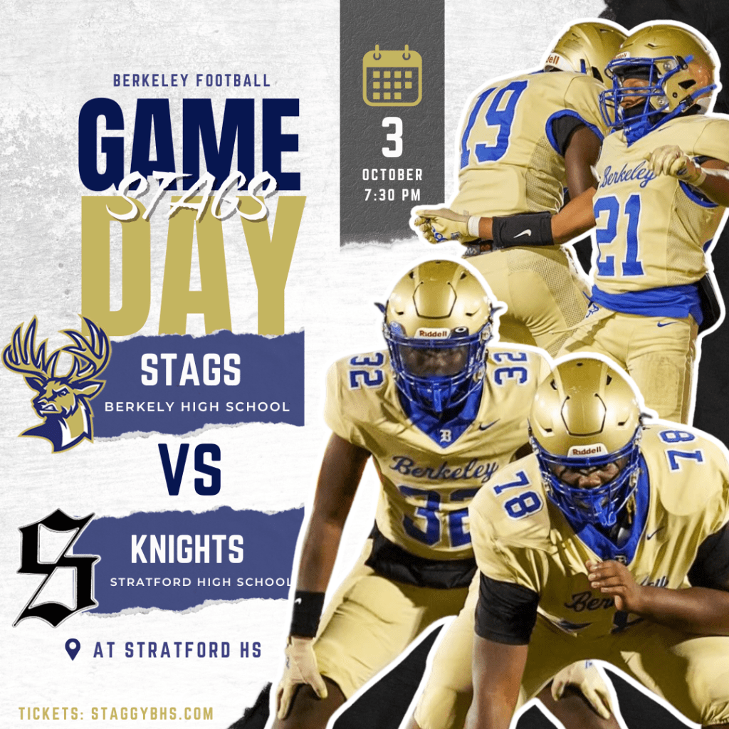 Berkeley Stags Football Faces Stratford Knights This&nbsp;Friday