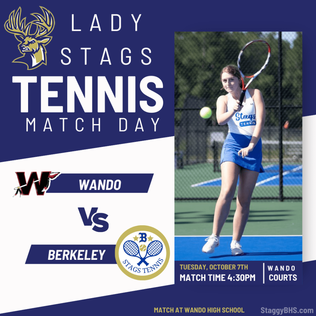 Support Stags at Wando Tennis: October&nbsp;7th!