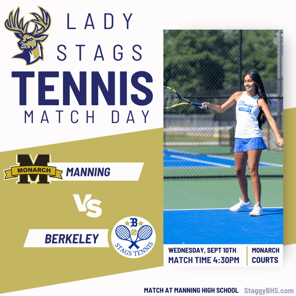 Berkeley Lady Stags Tennis Match at Manning High&nbsp;School