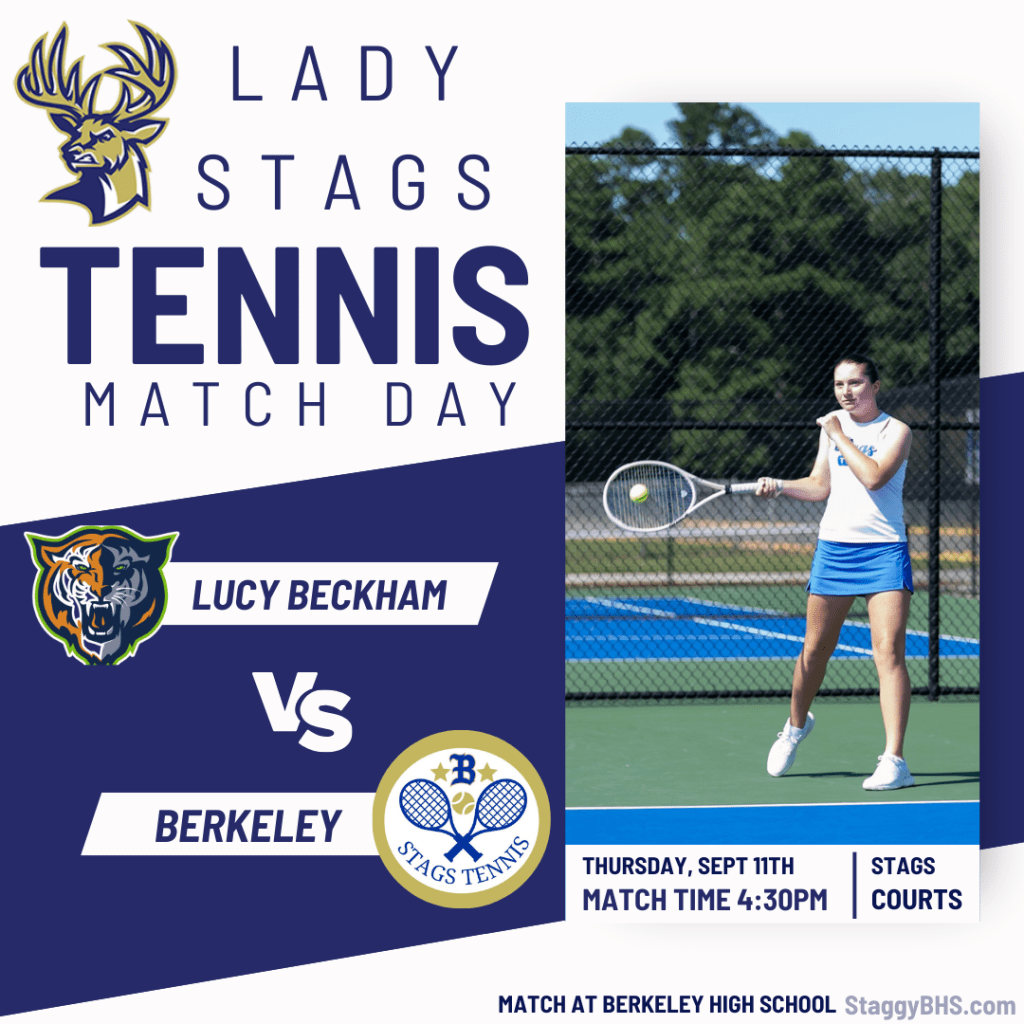 Cheer for Lady Stags Tennis: Match on September&nbsp;11