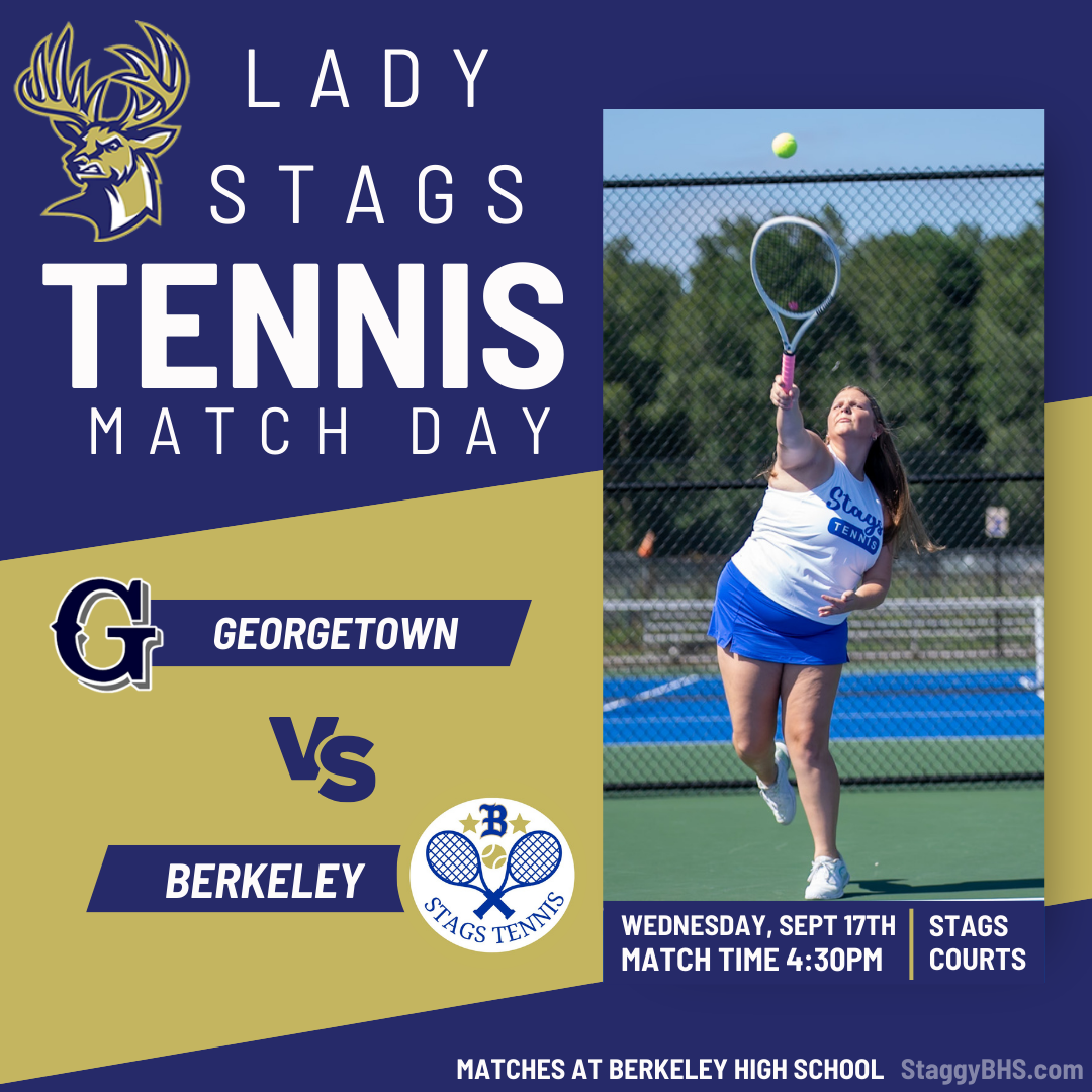 Support Lady Stags Tennis: Home Match vs Georgetown