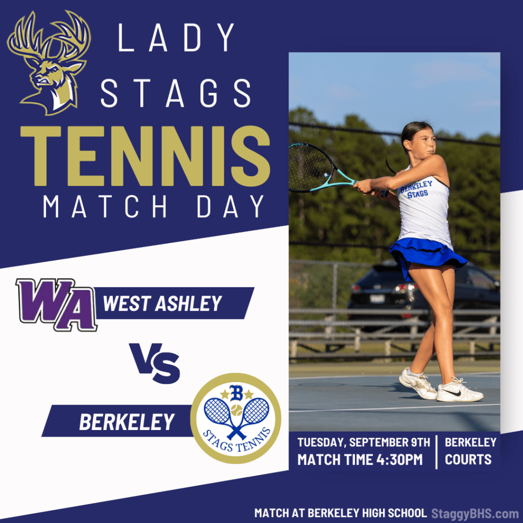 Lady Stags vs. West Ashley: Home Tennis Match&nbsp;Details