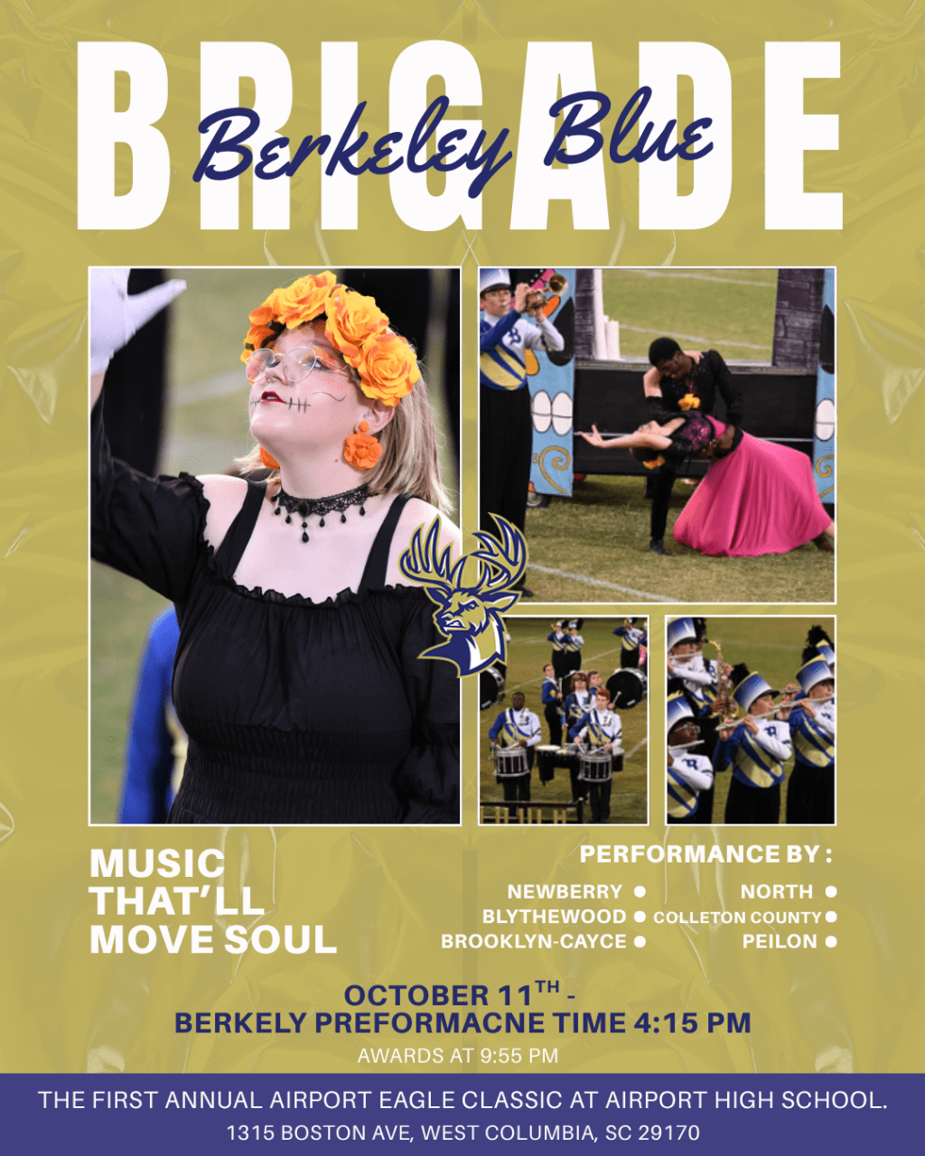 Cheer for the Berkeley Blue Brigade at the Airport Eagle&nbsp;Classic!