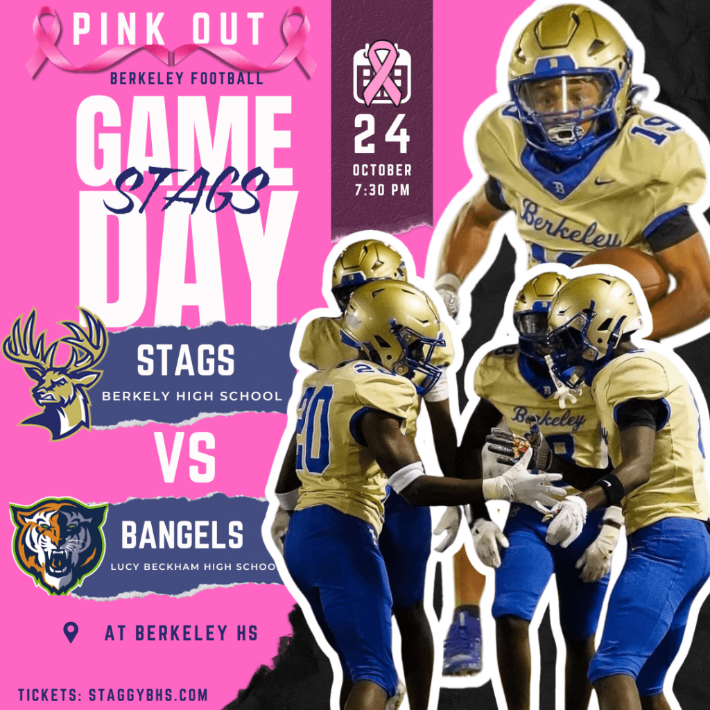 Celebrate Pink Out & Youth Night with Berkeley Stags&nbsp;Football!