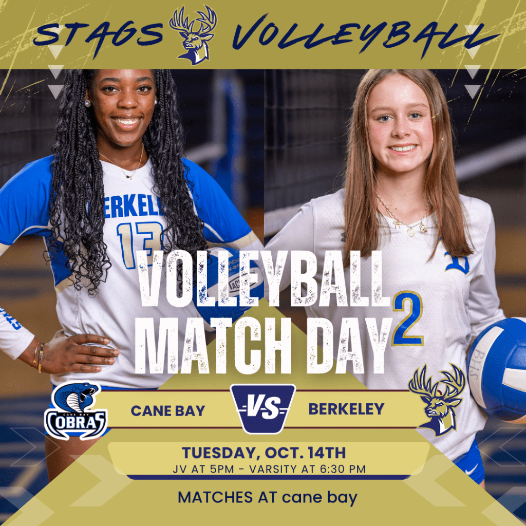 Cheer for Berkeley Stags Volleyball Teams at Cane&nbsp;Bay!