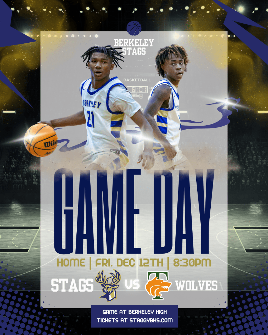 Boys Stags Basketball: Pack the House This Friday&nbsp;Night!