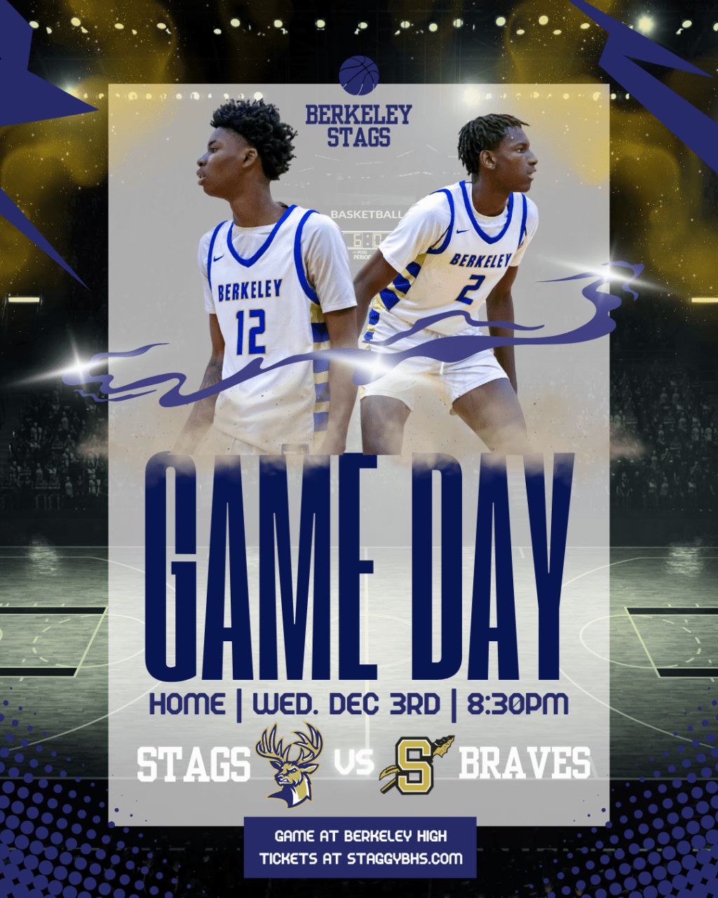 Stag Nation: Cheer on Boys Varsity Basketball&nbsp;Tonight!