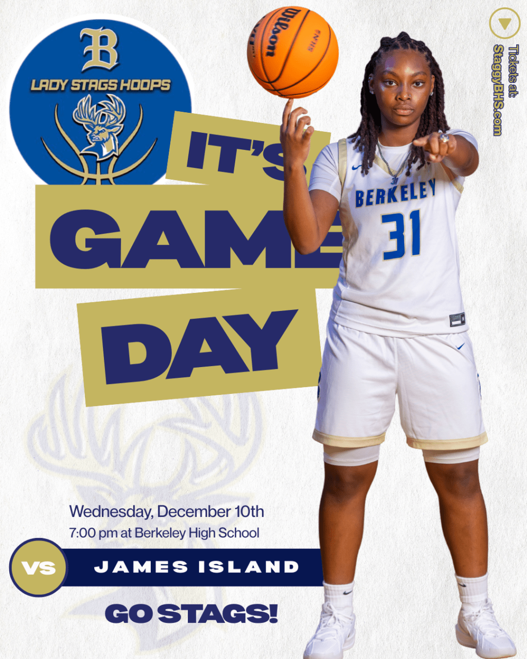 Lady Stags vs James Island: Big Home Game&nbsp;Scheduled