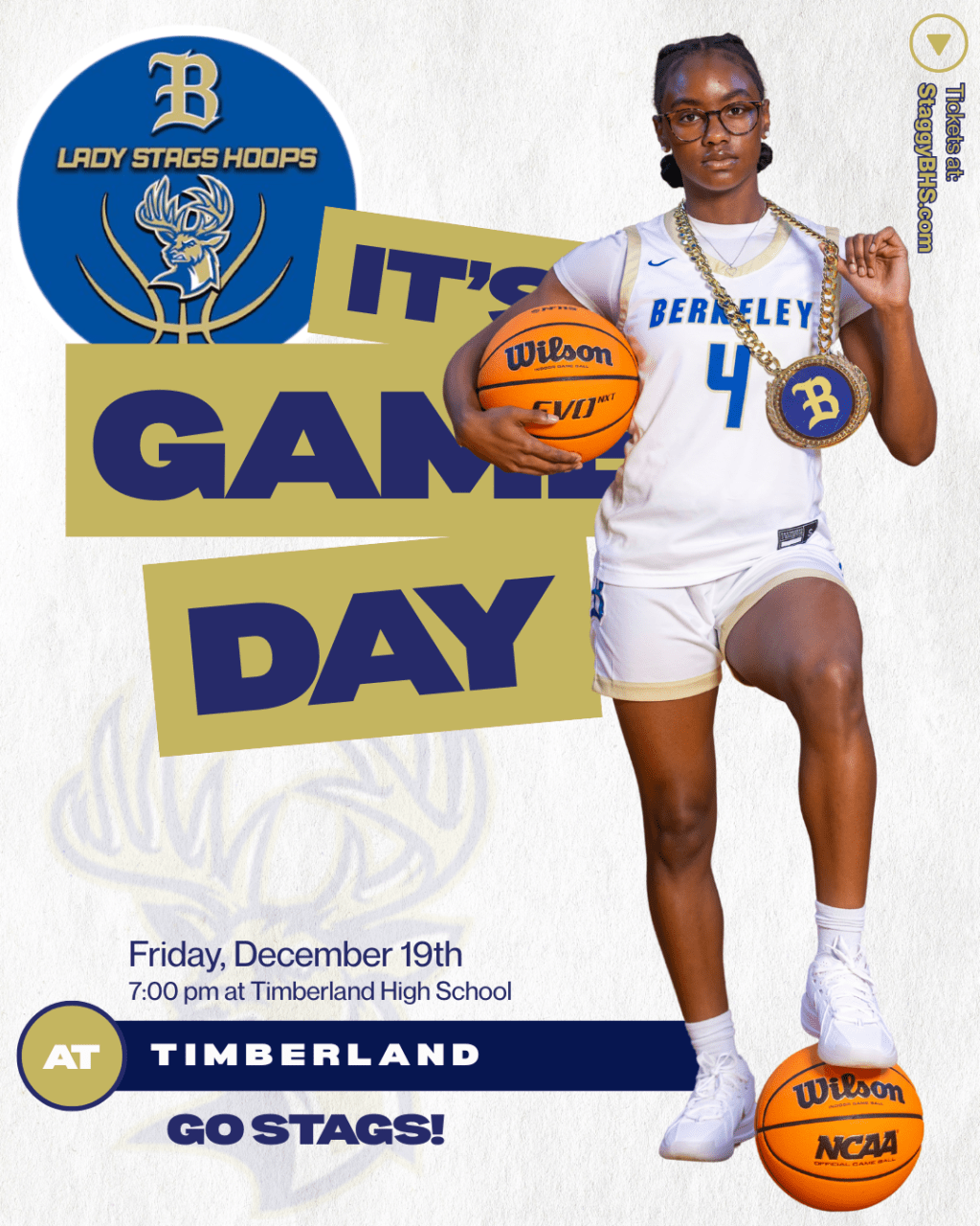 Tonight’s Lady Stags Basketball Road Game&nbsp;Details