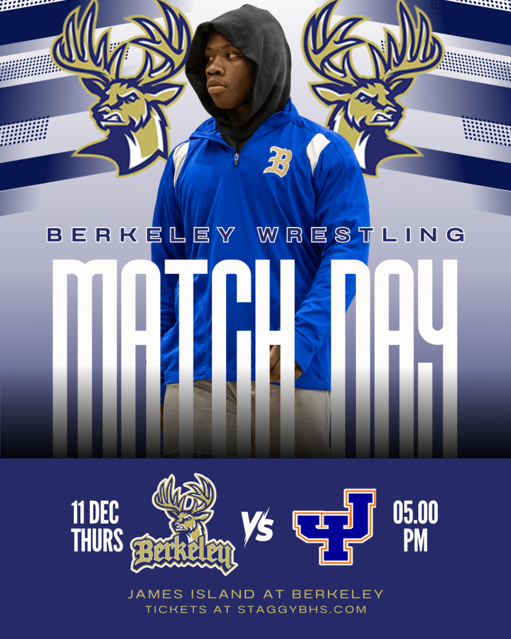 Catch the Stags’ First Home Wrestling&nbsp;Match!