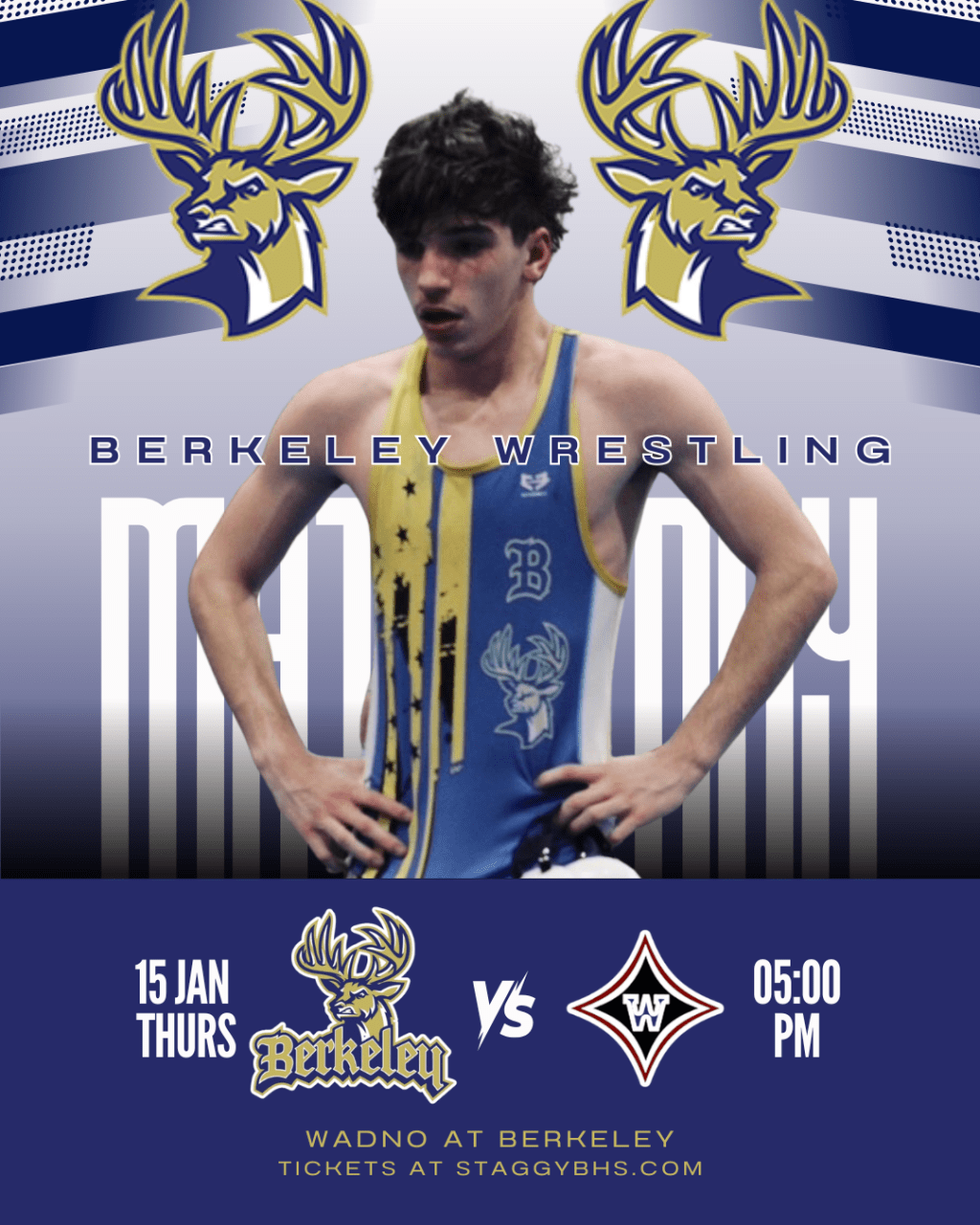 Exciting Wrestling Match: Berkeley Stags Host&nbsp;Wando