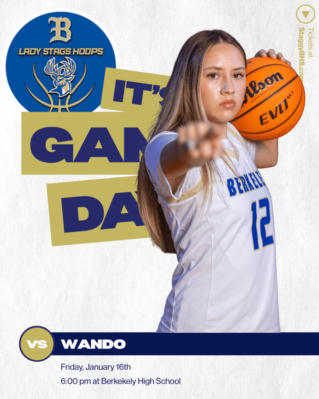 Don’t Miss Youth Night with Berkeley Lady Stags&nbsp;Basketball!