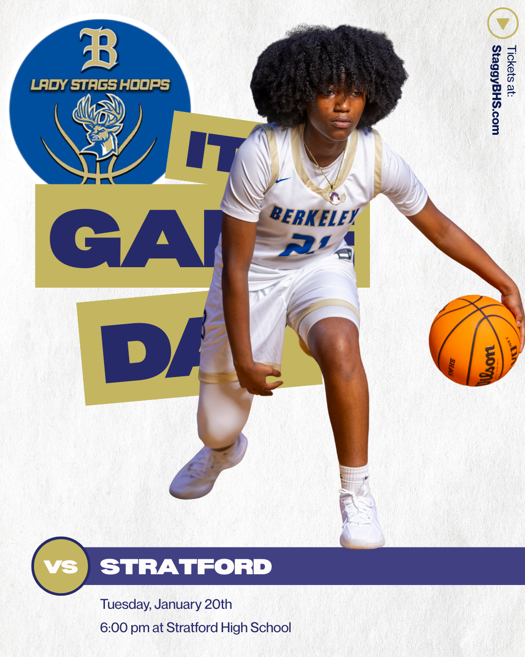 Catch the Berkeley Lady Stags in Action at Stratford!
