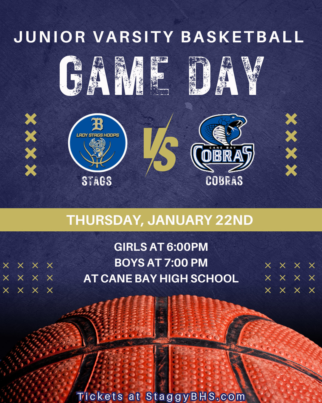 Berkeley Stags JV Basketball Triple-Header at Cane Bay: Don’t Miss It!