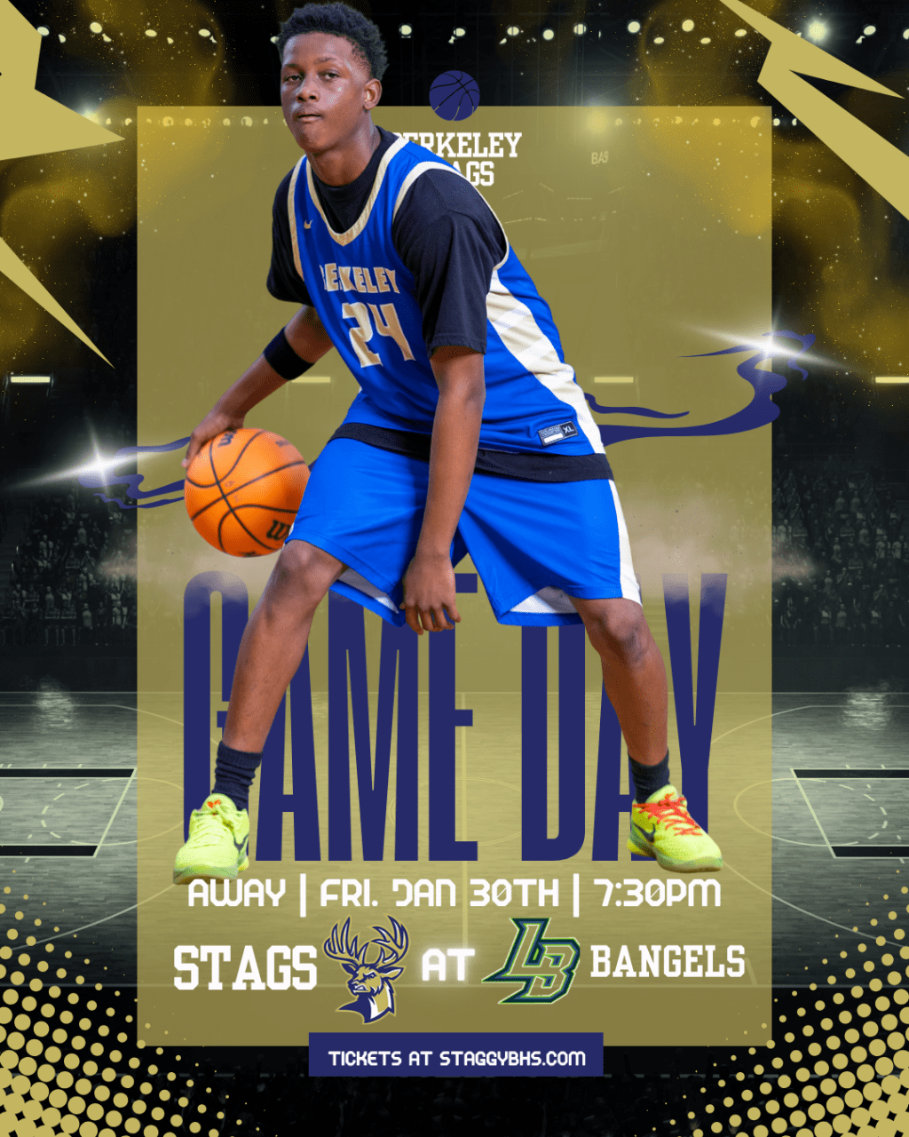 Friday Night Region Basketball Stags at Lucy&nbsp;Beckham