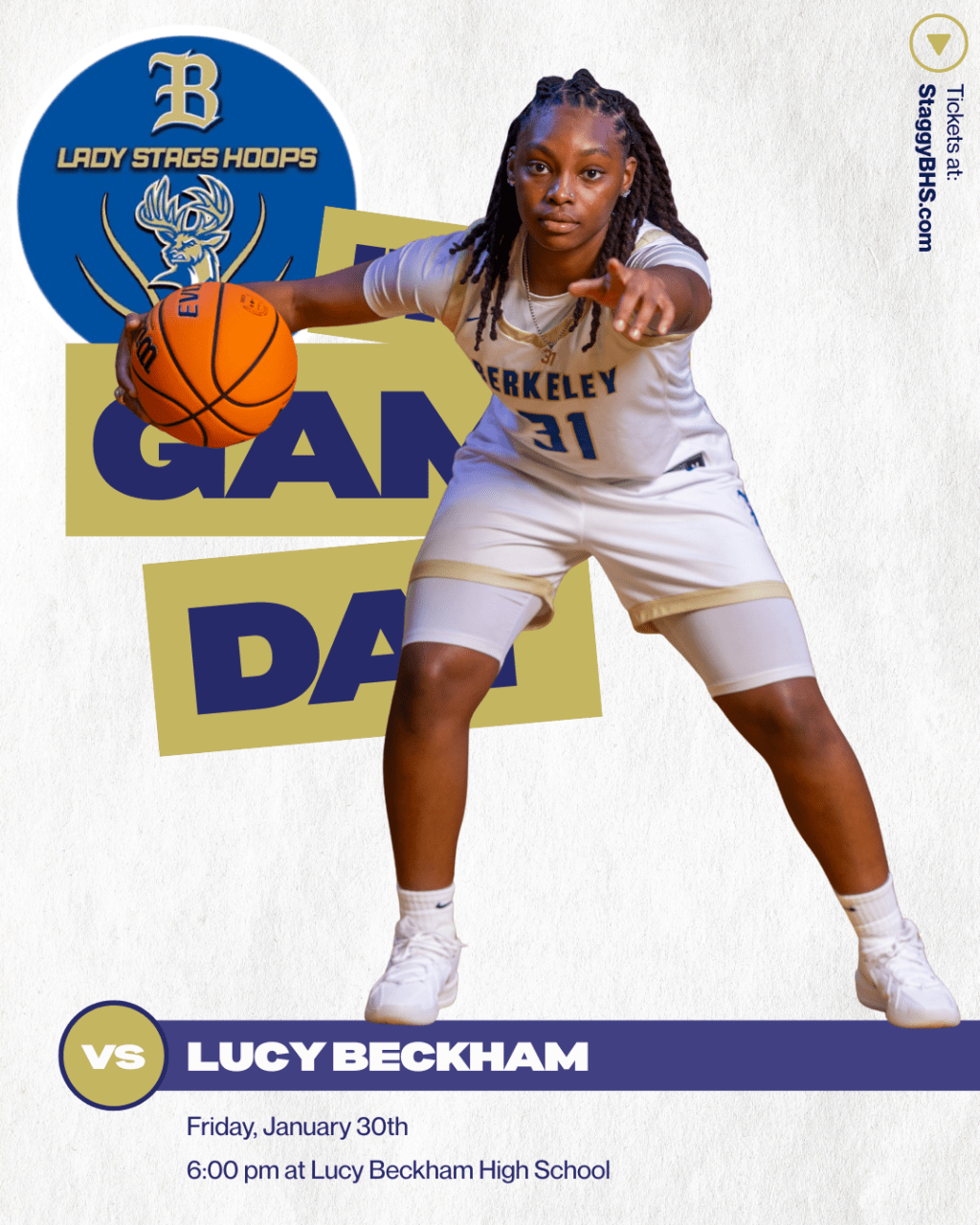 Lady Stags Basketball back on the road for another big matchup with Lucy&nbsp;Beckham
